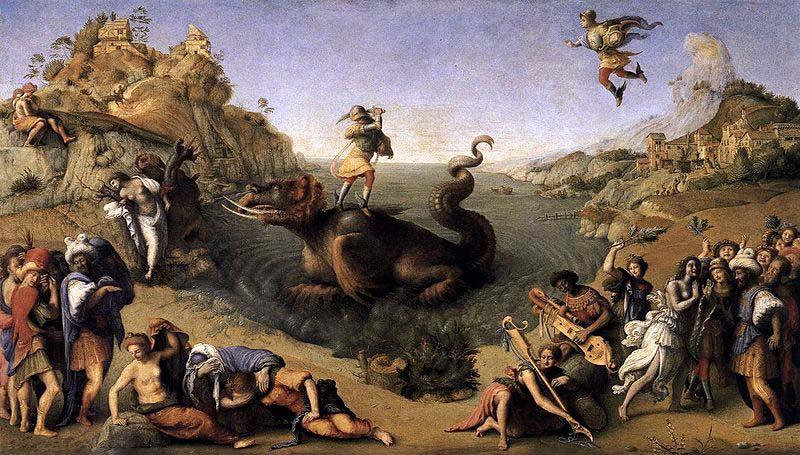 Piero di Cosimo Perseus Frees Andromeda China oil painting art